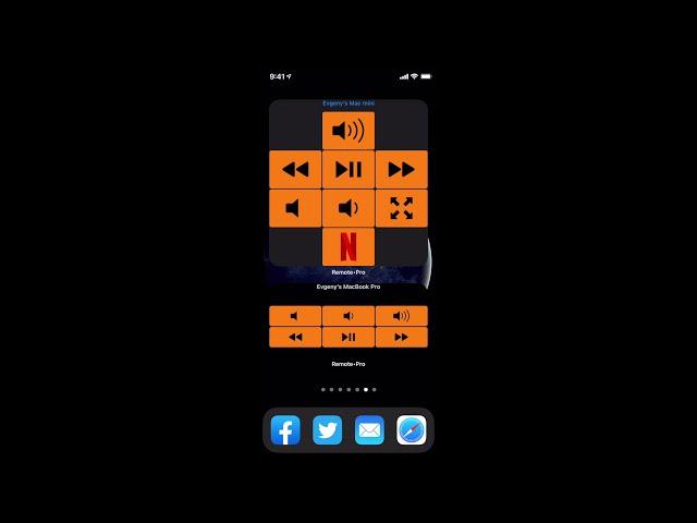 Remote for Mac/PC: Widgets to control computer from home screen