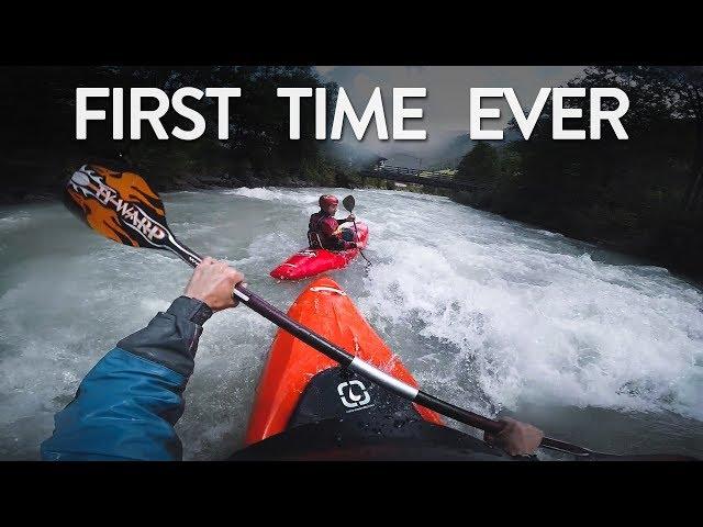 FIRST TIME - KAYAKING (whitewater)