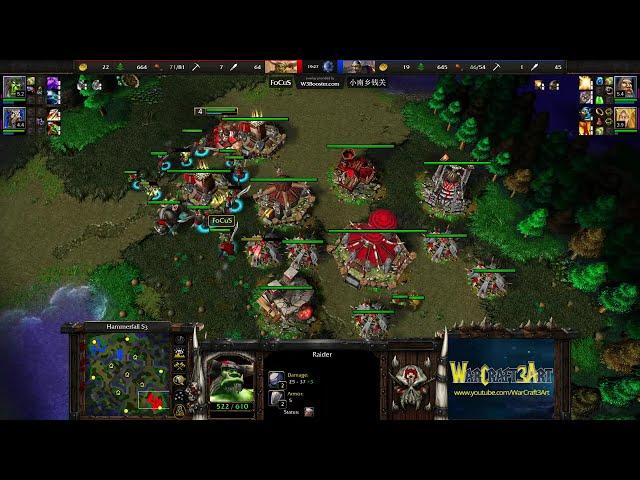 Sok(HU) vs FoCuS(ORC) - Warcraft 3: Classic - RN8043