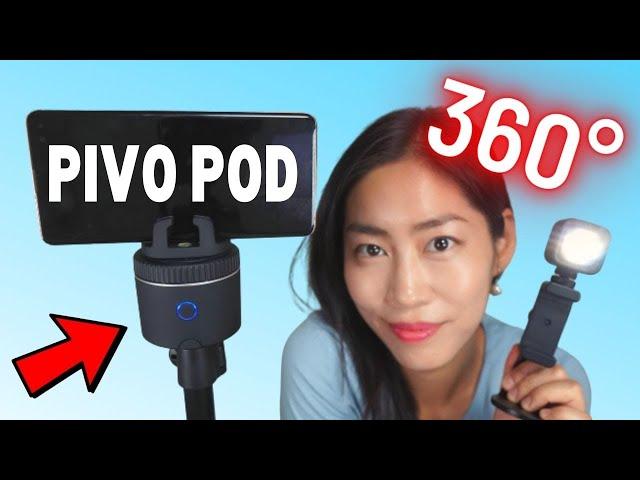 Turn phone into 360 Camera | Pivo Pod Solo Creator Edition Smartphone AI Tracking Holder