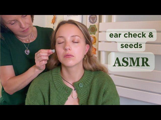 Tingly ASMR Ear Inspection & Treatment with Ear Seeds @asmraugust Unintentional ASMR Real Person