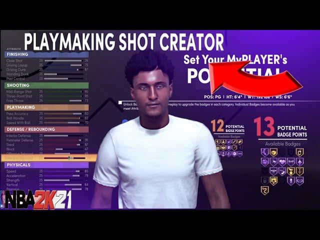 *NEXT GEN* BEST PLAYMAKING SHOT CREATOR BUILD IN NEXT GEN NBA 2K21