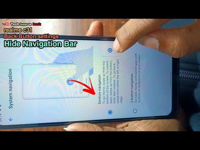 realme c31 back button settings // Realme c31 navigation bar