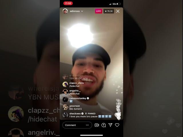 Fans Order Food To Adin Ross's House - Full Adin Ross Instagram Live (5/7/21)