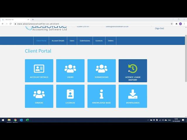 Absolute Excel VAT Filer Client Portal V1 2