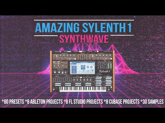 "Amazing Sylenth1" - Synthwave Presets/Soundbank, 8 Templates, Sample Pack, Construction Kit