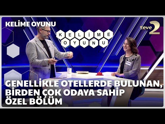 Genellikle otellerde bulunan, birden çok odaya sahip özel bölüm | Kelime Oyunu