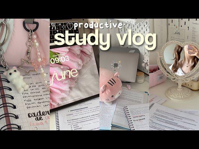 productive study vlog studying for exams, being productive, 5am mornings...
