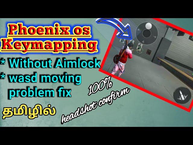 Phoenix os Keymapping Without Aimlock WASD Move #pheonixos #keymapping #freefire #withoutmouselock