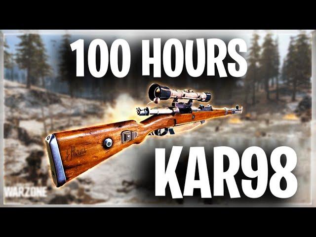 What 100 HOURS of KAR98 Experience Looks Like in Warzone!