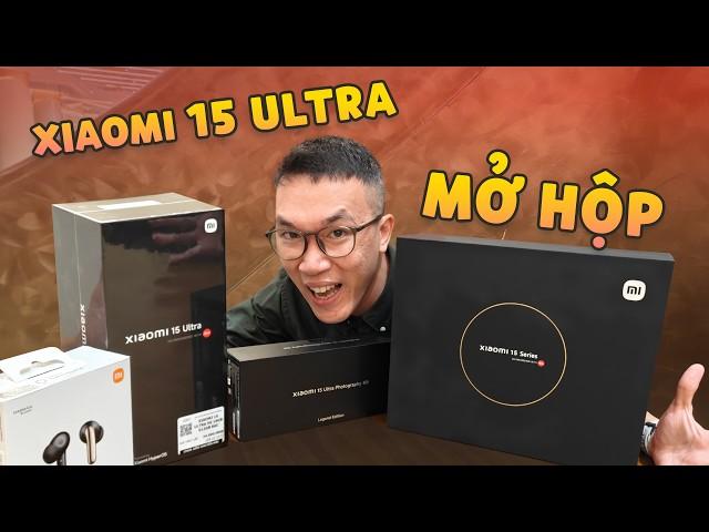 Mở hộp Xiaomi 15 Ultra chính hãng đầu tiên Việt Nam cùng bộ Photography Kit và quà đặt trước