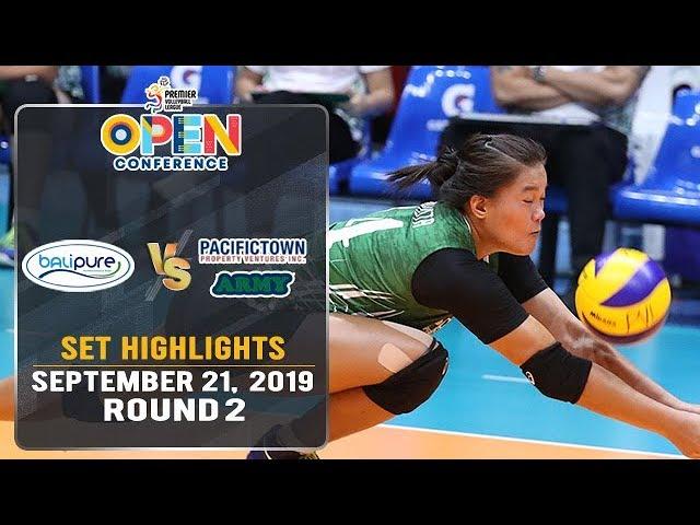 BaliPure vs. PacificTown-Army | Set 2 Highlights - September 21, 2019 | #PVL2019