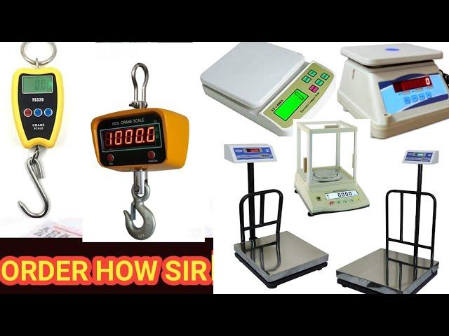 HOW ORDER WEIGHING SCALE TO HIMGUARD ELECTRONICS. KANTA KAISE ORDER KREIN