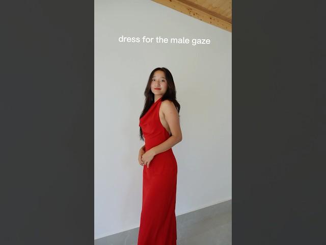 The male gaze vs the female gaze #dresses #indianyoutuber