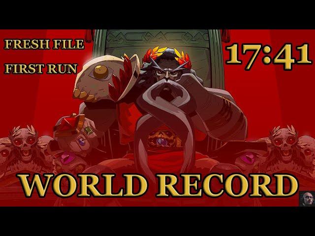 [WORLD RECORD] SPEEDRUN HADES FRESH FILE - FIRST RUN IN 17:41