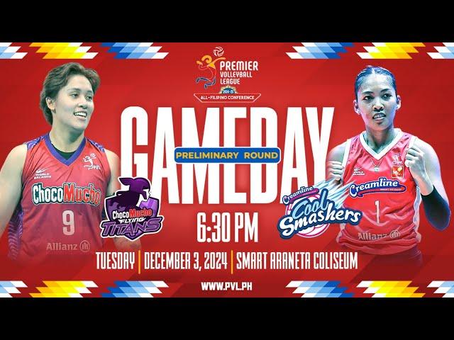 CHOCO MUCHO vs. CREAMLINE - Full Match | Preliminaries | 2024-25 PVL All-Filipino Conference