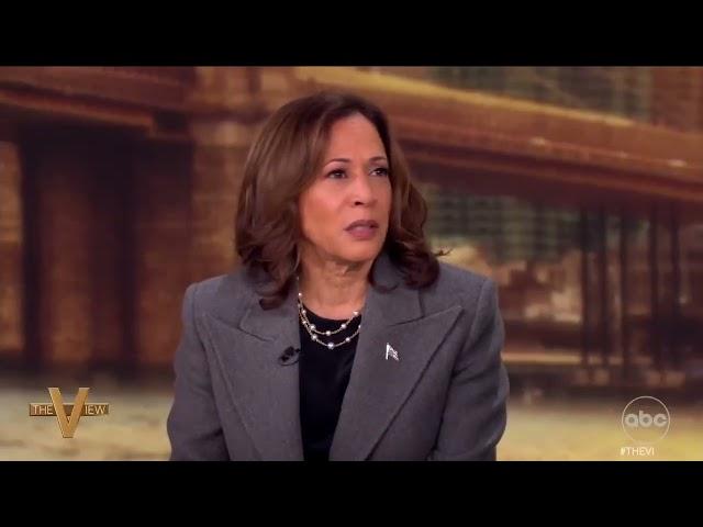 Kamala Says There Isn't A Thing She Would Do Different Than Biden!