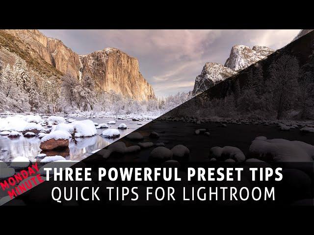 Lightroom Power Tip - Create Quick/Single Action Presets to Save Time