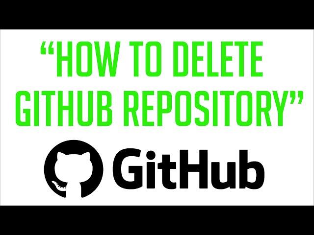 How to Delete a Repository in Github 2 Minutes | GitHub Tutorial | Pias The Programmer