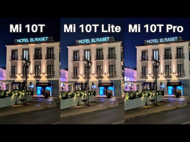 Xiaomi Mi 10T Pro Vs Mi 10T Vs Mi 10T Lite Camera Comparison