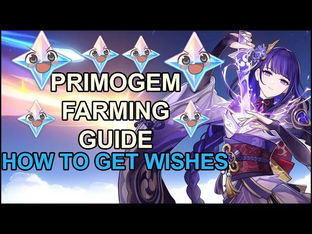 PRIMOGEM FARMING GUIDE | How To Get Wishes F2P FRIENDLY | Genshin Impact | Patch 2.6