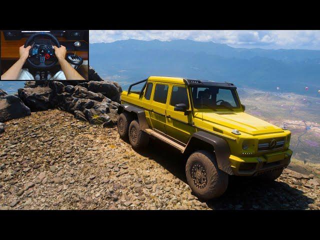 Mercedes-Benz G63 AMG 6X6 | Forza Horizon 5 - OFF ROAD w/Logitech G29 + TH8A SHIFTER