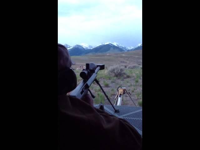 Tracers down range Barrett 50 cal gw