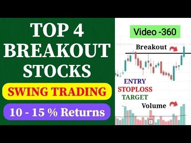 Top 4 Breakout Stocks For Tomorrow //Breakout Stocks For Swing Trading //Swing Stocks For Next Week