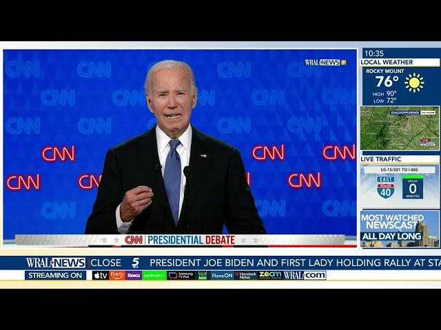 2024 Presidential Debate: President Biden's Closing Statements