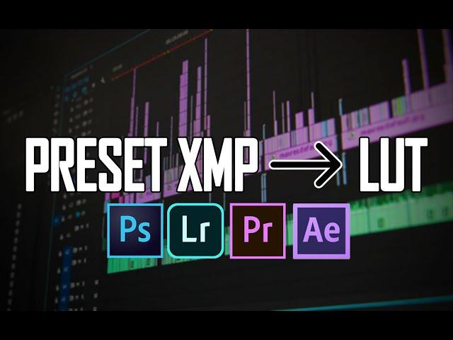 Convert Preset [XMP] to LUT [CUBE] #CONVERT #xmp #lut