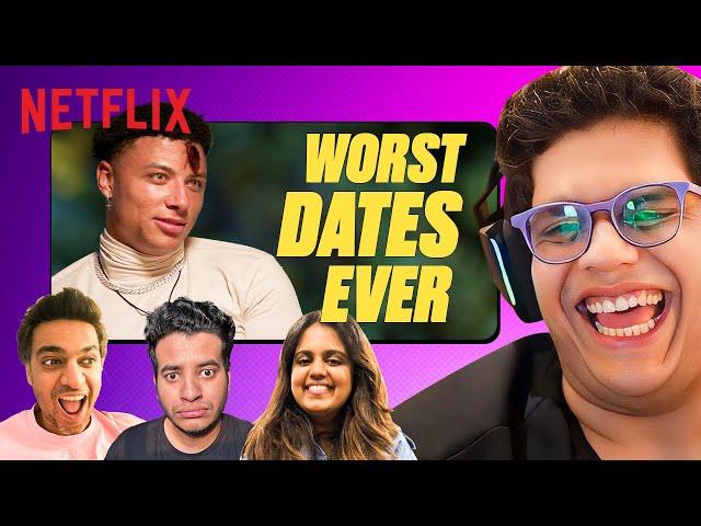 @tanmaybhat & the Gang REACT To The WORST Reality Show DATES EVER | #Hindi | Netflix India