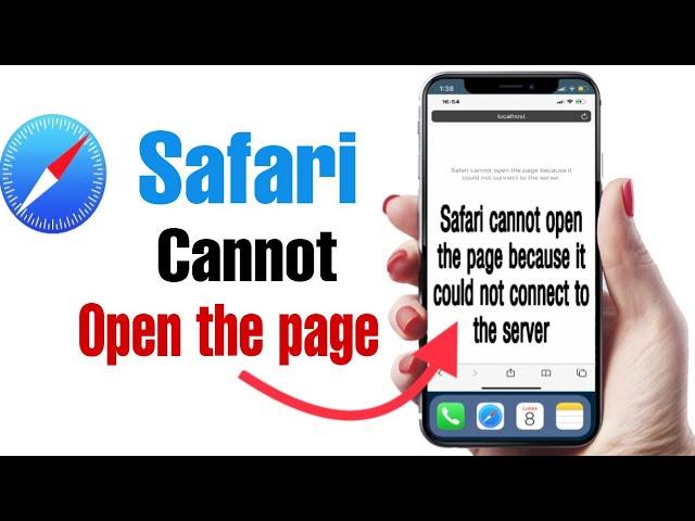 safari cannot open the page because it could not connect to the sever (Fixed)