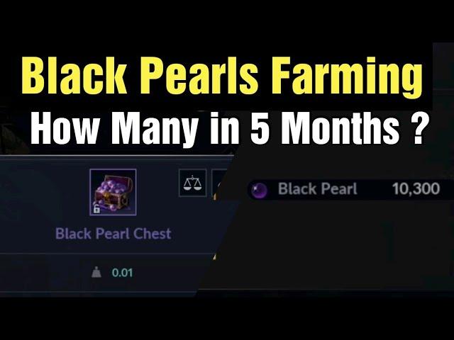 Black Desert Mobile Black Pearls Farming Guide -  How Many In 5 Months ?!