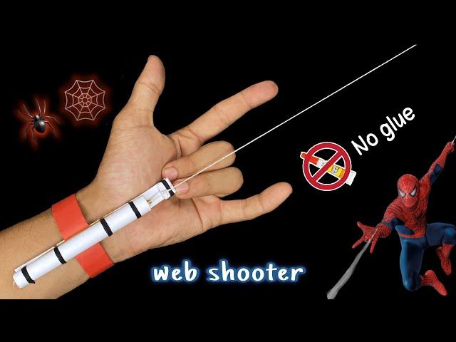 How to make Spider-Man web shooter without using glue | Spider-Man Web Shooter with paper craft