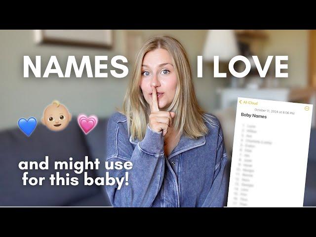 BABY NAME LIST | Vintage & Timeless Baby Nams I Love!  Unique Boy & Girl Picks