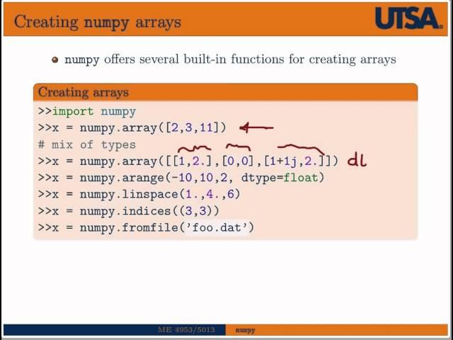 numpy - Numerical Python