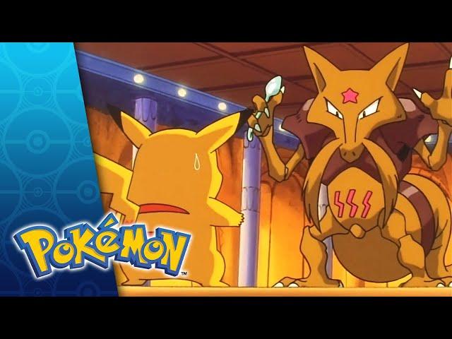 Abra and the Psychic Showdown | POKÉMON FULL EPISODE 21 | Season 1