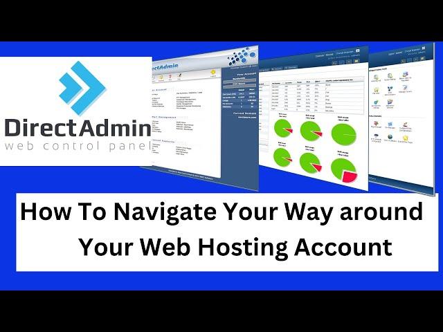 How to manage your Web Hosting account #directadmin