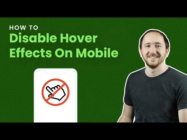 How To Disable Divi Hover Effects On Mobile Touch Devices