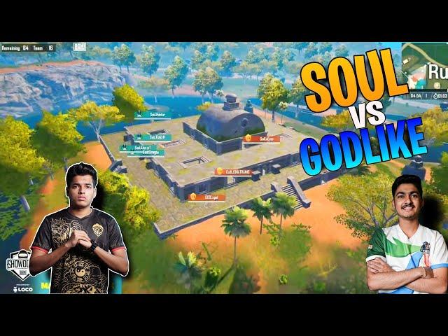 GodLike vs Soul Fight In Ruins | Sanhok Match Godl Shadow 1 Vs4 Clutch | BGMI SHOWDOWN 2022 FINAL