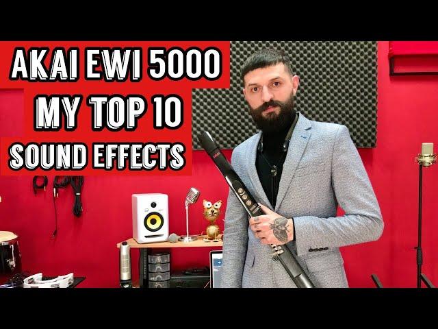 Top 10 Sound Effects on Akai EWI 5000 | Soundbank Demo