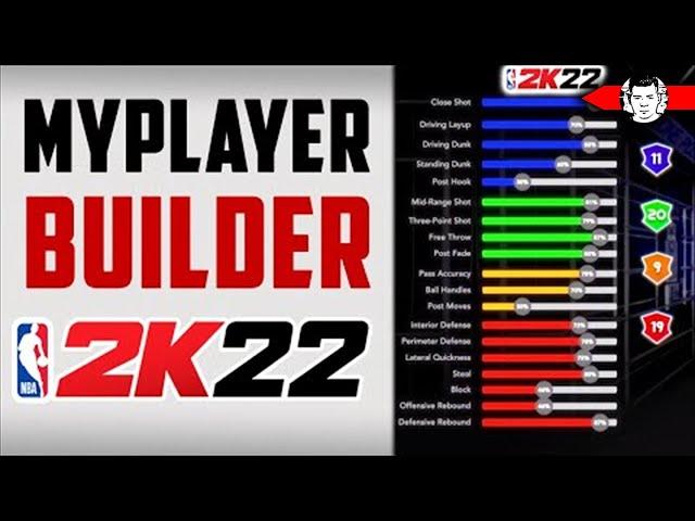 NBA 2K22 MYPLAYER BUILDER SYSTEM...