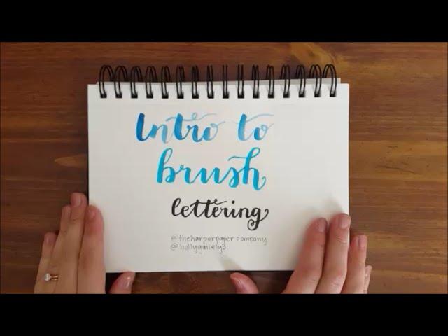 Intro to Brush Lettering