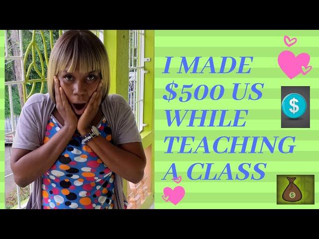 I Earned $500US Online While Teaching My Transcription Boot camp here in Jamaica