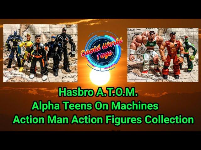 Hasbro A.T.O.M. Alpha Teens On Machines Action Man Action Figures Collection