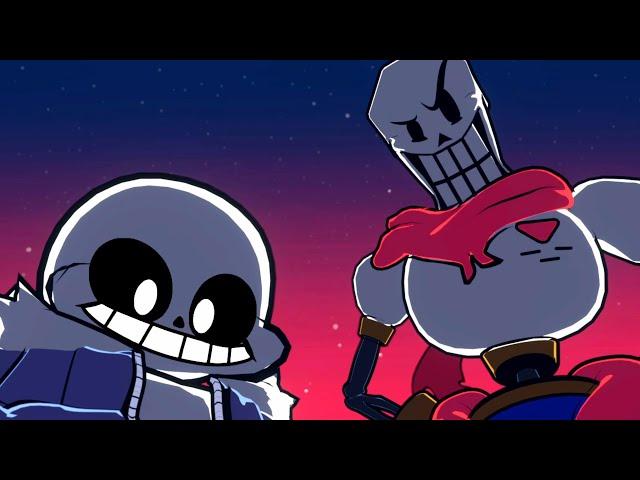 Friday Night Funkin - Bonedoggle Animation Short WIP (Vs Sans and Papyrus / Indie Cross )