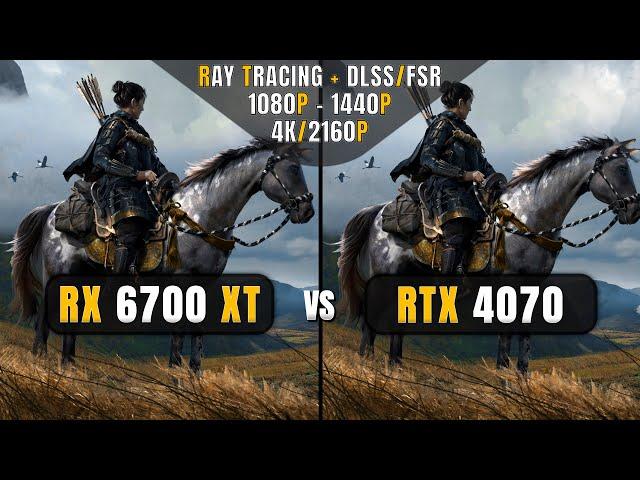 RX 6700 XT vs RTX 4070 - 1080P, 1440P, 4K, RT/DLSS/FSR 3 - Ultimate Gaming Comparison