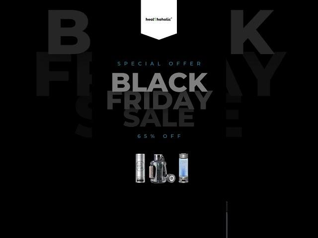 Healthoholic Hydrogen Water Bottle Black Friday Sale