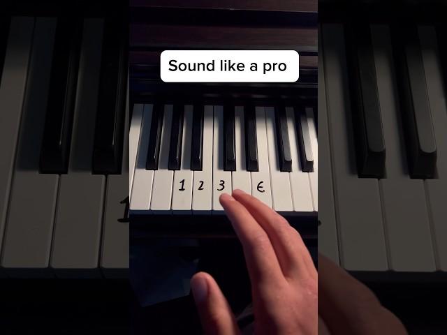 Sound like a pro  #piano #pianotutorial #lesson  #tutorial