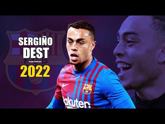 Sergiño Dest 2022 ● Amazing Skills Show in Champions League | HD